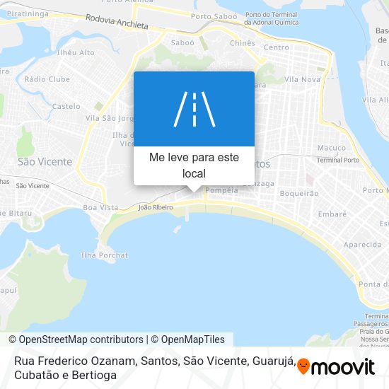 Rua Frederico Ozanam mapa