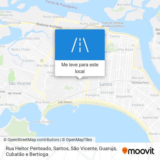 Rua Heitor Penteado mapa