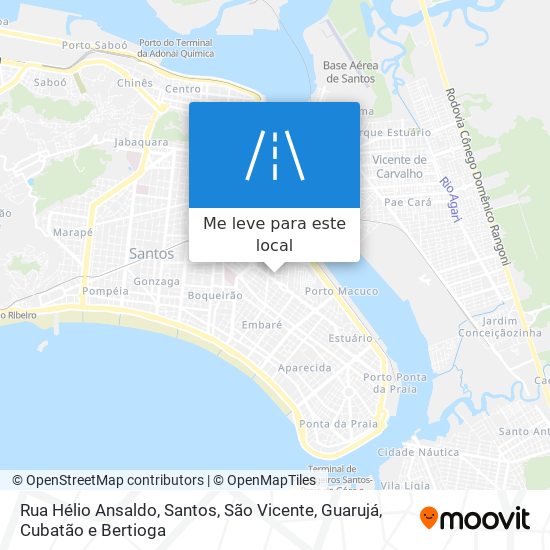 Rua Hélio Ansaldo mapa