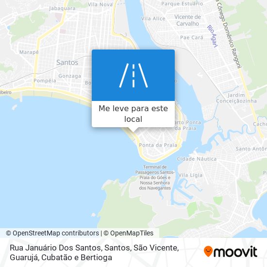 Rua Januário Dos Santos mapa