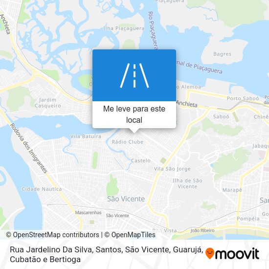 Rua Jardelino Da Silva mapa