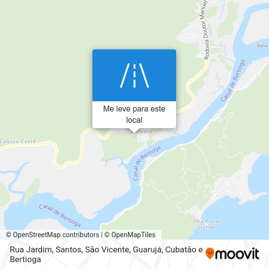 Rua Jardim mapa