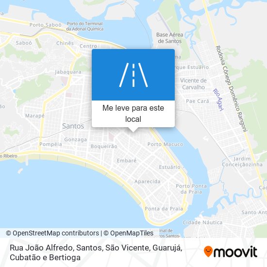 Rua João Alfredo mapa