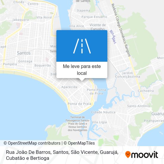 Rua João De Barros mapa