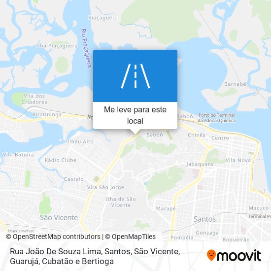 Rua João De Souza Lima mapa