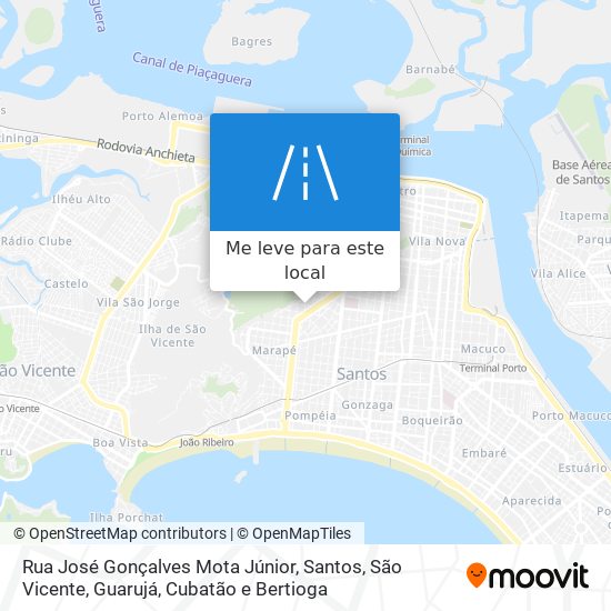 Rua José Gonçalves Mota Júnior mapa