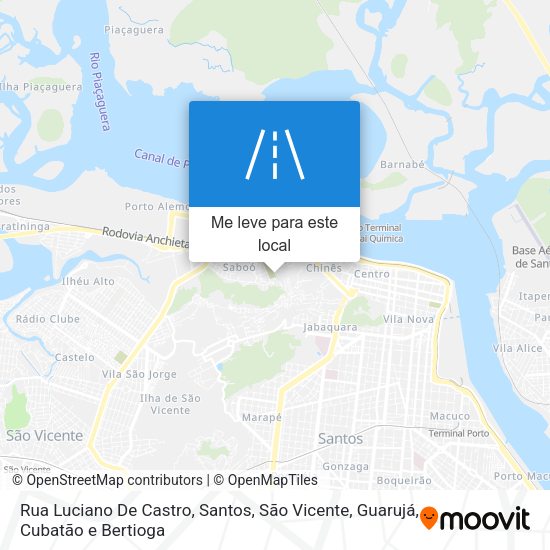 Rua Luciano De Castro mapa