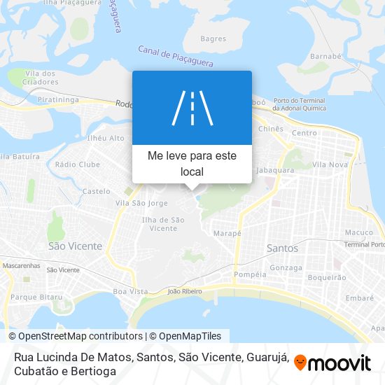 Rua Lucinda De Matos mapa
