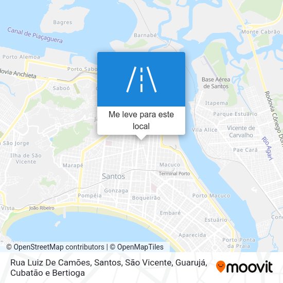 Rua Luiz De Camões mapa