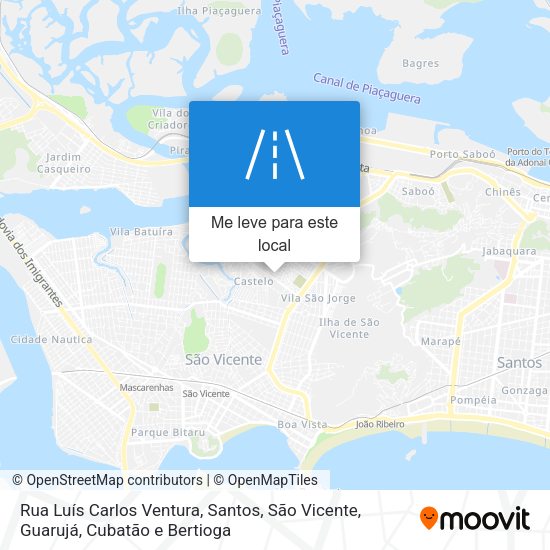 Rua Luís Carlos Ventura mapa