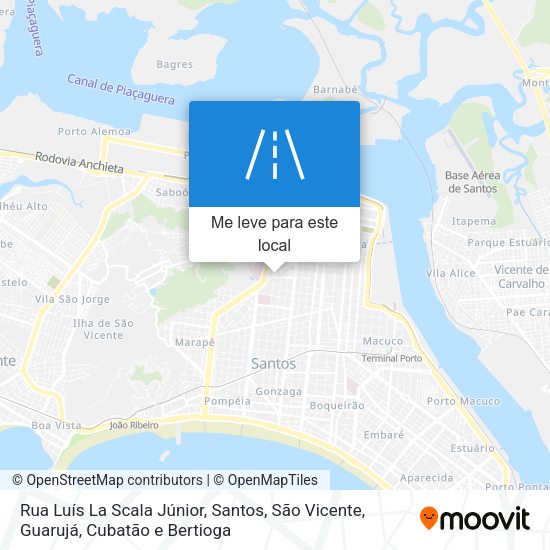 Rua Luís La Scala Júnior mapa