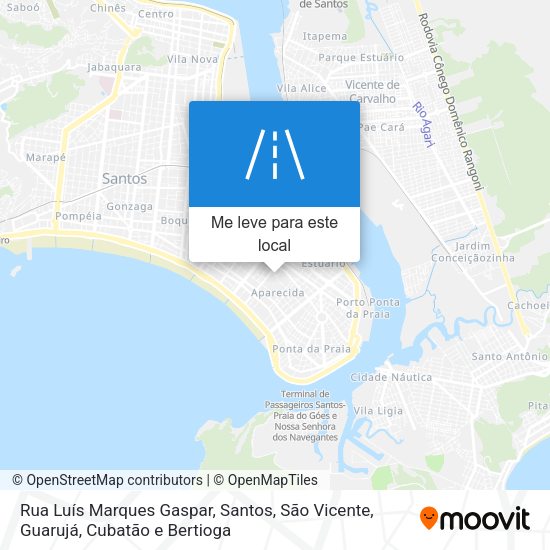 Rua Luís Marques Gaspar mapa