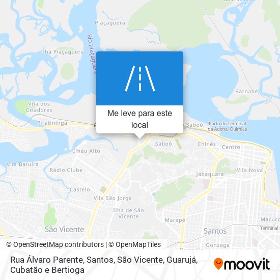 Rua Álvaro Parente mapa