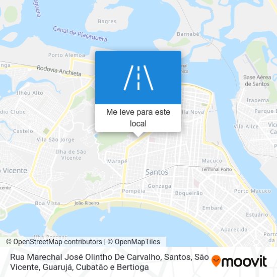 Rua Marechal José Olintho De Carvalho mapa
