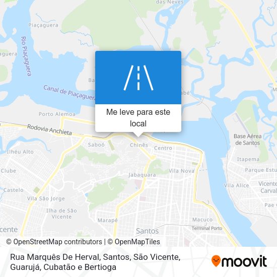 Rua Marquês De Herval mapa