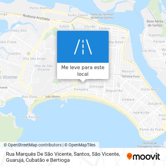 Rua Marquês De São Vicente mapa