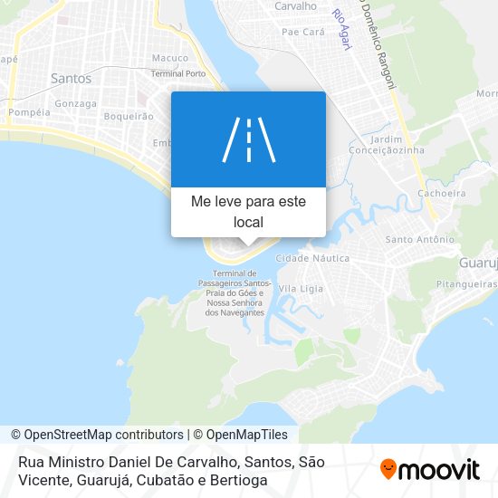 Rua Ministro Daniel De Carvalho mapa