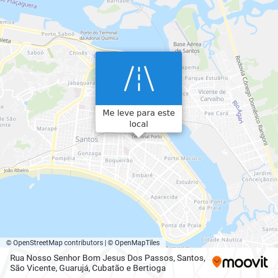 Rua Nosso Senhor Bom Jesus Dos Passos mapa