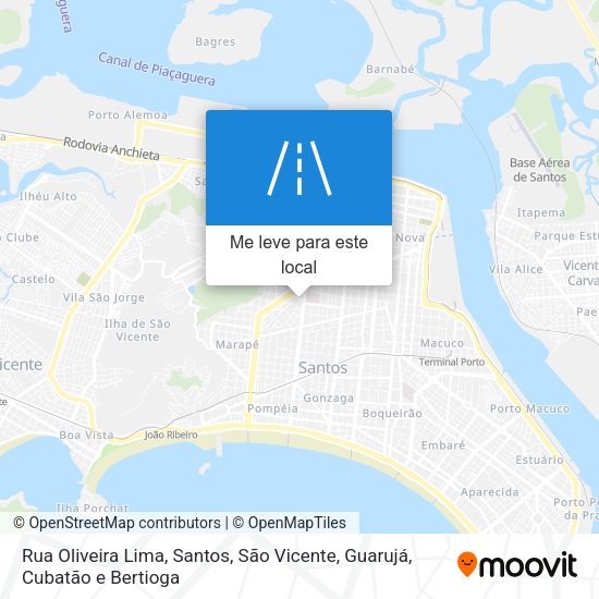 Rua Oliveira Lima mapa