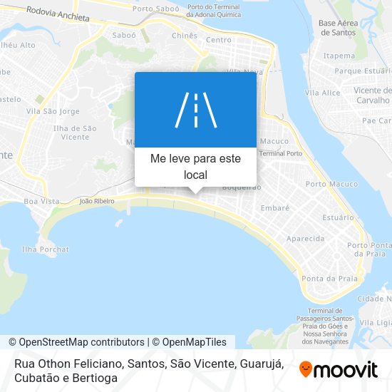 Rua Othon Feliciano mapa