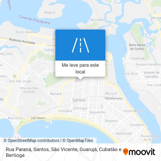 Rua Paraná mapa