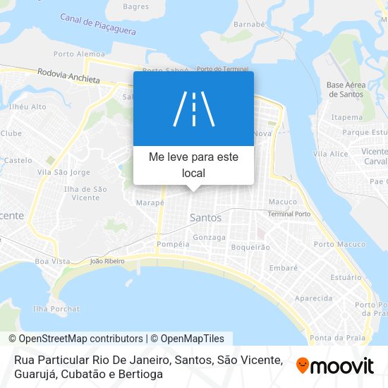 Rua Particular Rio De Janeiro mapa