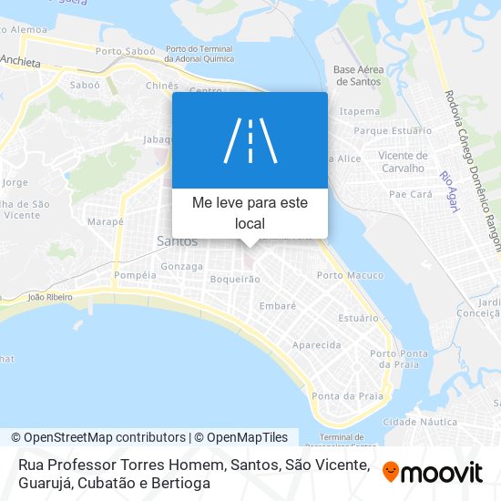 Rua Professor Torres Homem mapa