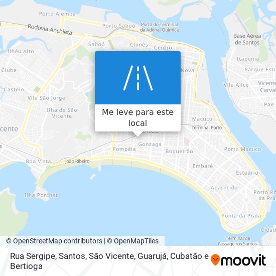 Rua Sergipe mapa