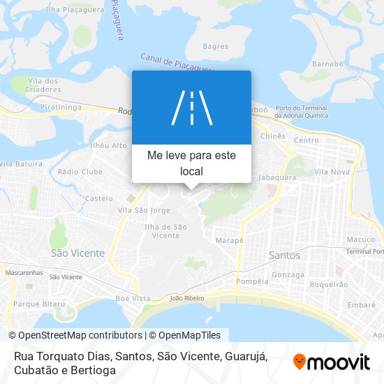 Rua Torquato Dias mapa