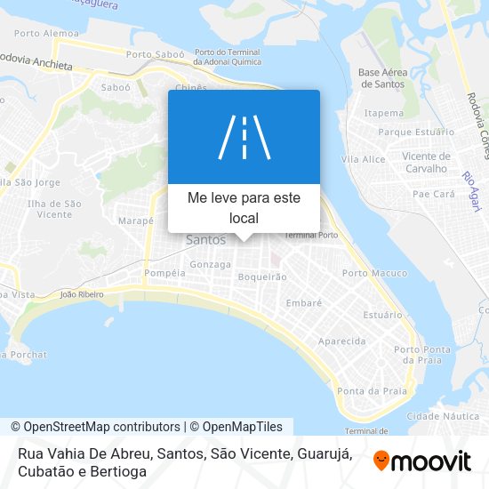 Rua Vahia De Abreu mapa