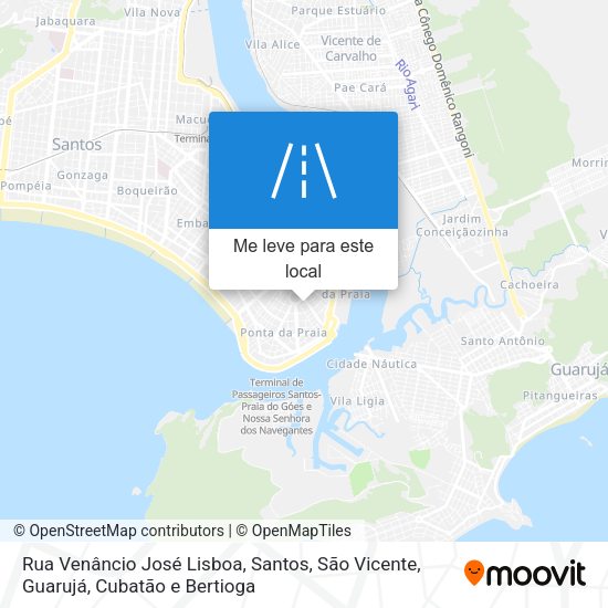 Rua Venâncio José Lisboa mapa