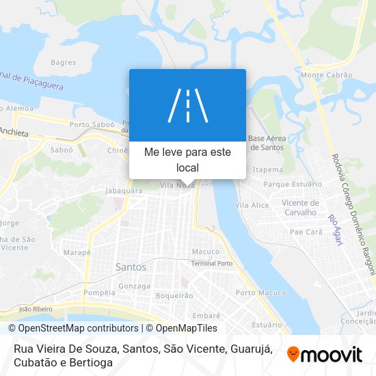Rua Vieira De Souza mapa