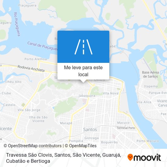 Travessa São Clovis mapa