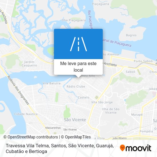 Travessa Vila Telma mapa