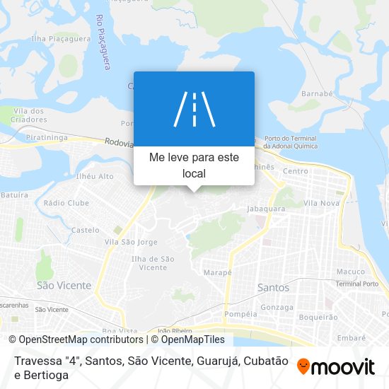 Travessa "4" mapa