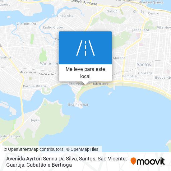 Avenida Ayrton Senna Da Silva mapa