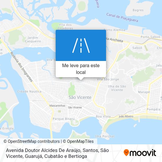 Avenida Doutor Alcides De Araújo mapa