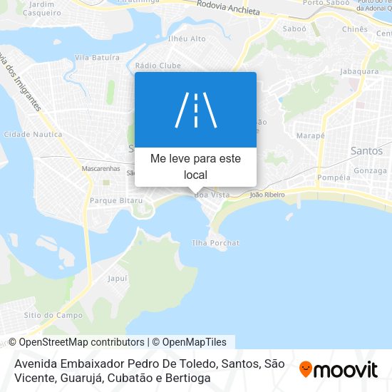 Avenida Embaixador Pedro De Toledo mapa