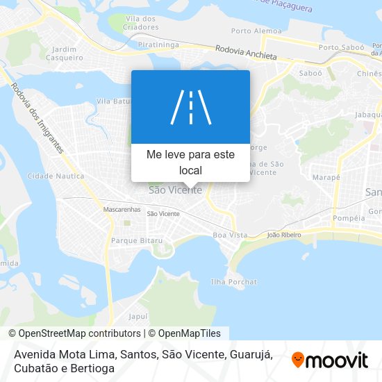 Avenida Mota Lima mapa