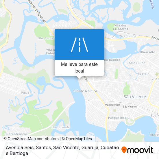 Avenida Seis mapa