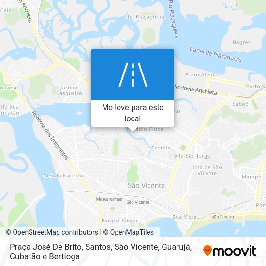 Praça José De Brito mapa