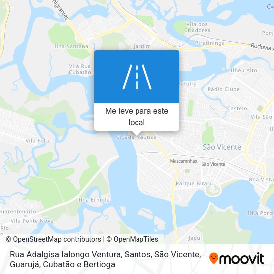 Rua Adalgisa Ialongo Ventura mapa