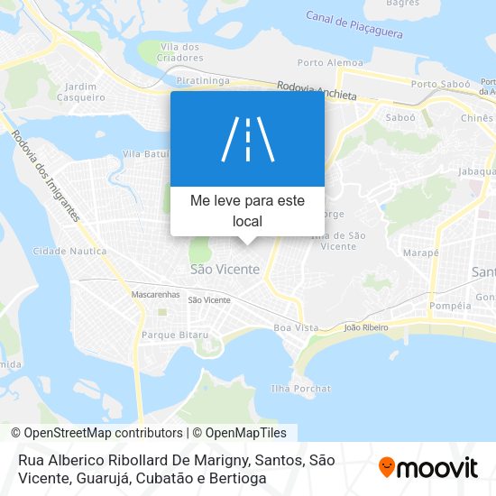 Rua Alberico Ribollard De Marigny mapa
