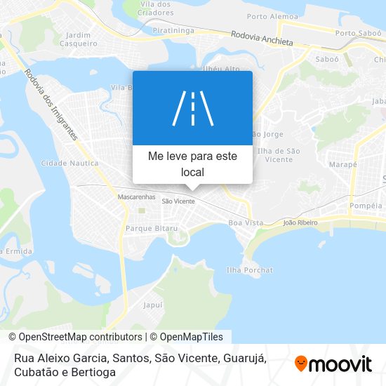 Rua Aleixo Garcia mapa
