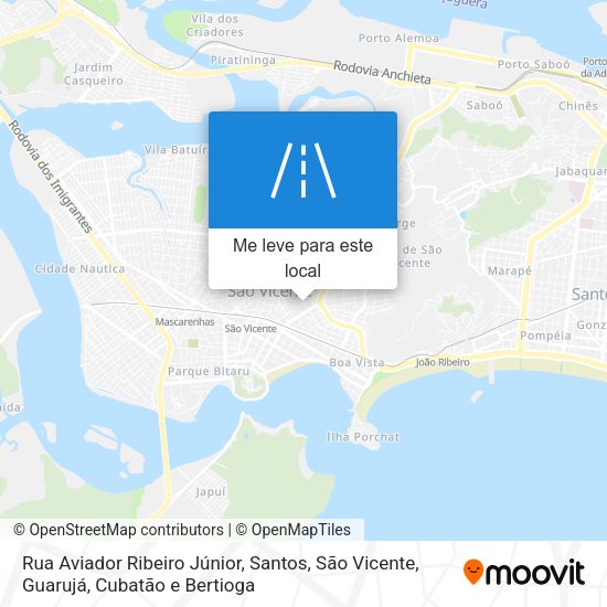 Rua Aviador Ribeiro Júnior mapa