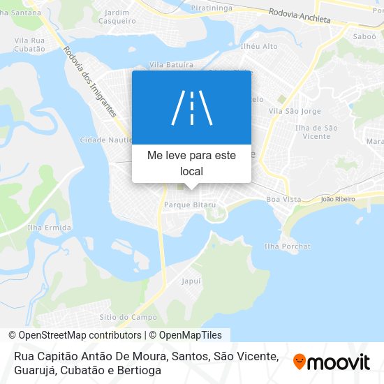 Rua Capitão Antão De Moura mapa