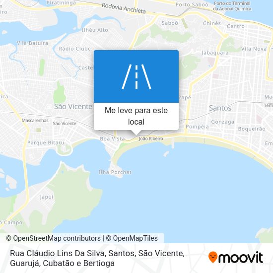 Rua Cláudio Lins Da Silva mapa