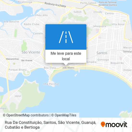 Rua Da Constituição mapa