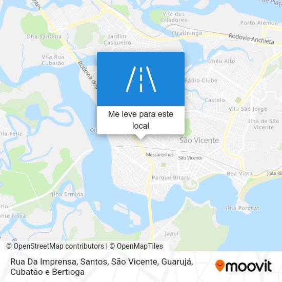 Rua Da Imprensa mapa
