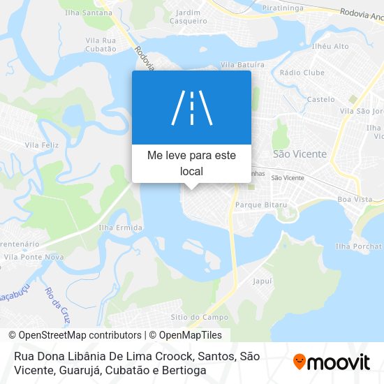 Rua Dona Libânia De Lima Croock mapa